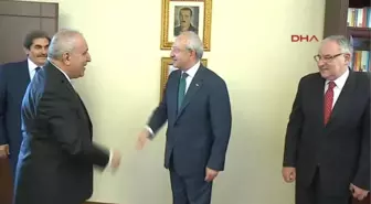 Kılıçdaroğlu, DYP Genel Başkanı Çetin Açıkgöz Ile Görüştü