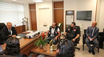 Motosiklet Kulübü Üyelerinden Kocasinan'a Ziyaret