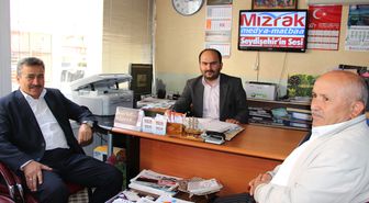 Başkan Tutal'dan Yerel Gazetelere Ziyaret
