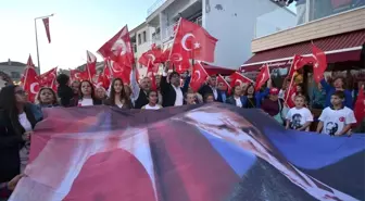 Foça'dan 'Biz Atatürk Gençleriyiz' Haykırışı