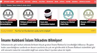 Diyanet Teftiş Kurulu, İslam Alimlerine ve Numan Kurtulmuş'a Hakaret Eden Hadsiz İmamı Korudu