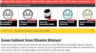 Islam Alimlerine ve Kurtulmuş'a Hakaret Eden Imamı Diyanet Korumuş