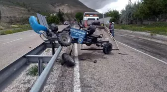 Otomobil ile Çapa Motoru Çarpıştı: 1 Yaralı