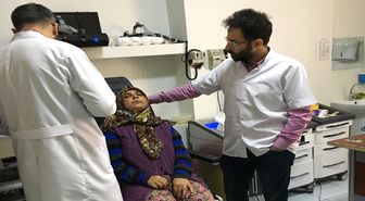 Şanlıurfa'da Kapalı Gözyaşı Kesesi Ameliyatı Yapıldı