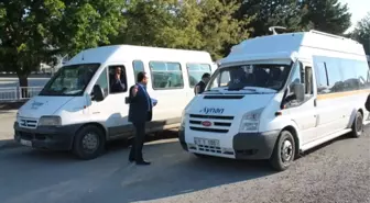 Sungurlu'da Öğrenci Servisleri Denetöendi