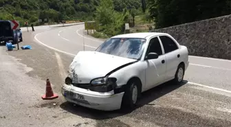 Zonguldak-Ereğli Yolunda Kaza: 1 Yaralı