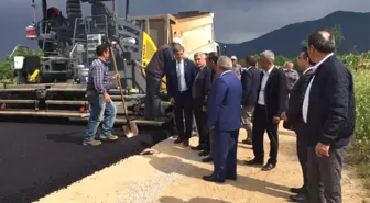 Vali Nayır, Sıcak Asfalt Çalışmalarını İnceledi