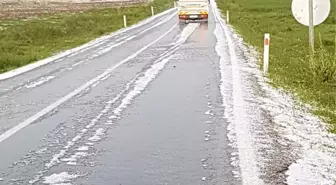 Sandıklı'da Şiddetli Yağış Ekili Alanlara Zarar Verdi