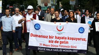 Farkındalık İçin Yürüyüp Pedal Çevirdiler
