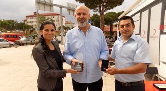 25 Yılda 55 Kez Kan Veren Bağışçı Ödüllendirildi