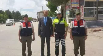 Sarıoğlan'da Polis ve Jandarmadan Trafik Uygulaması