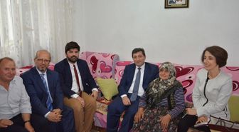 Vali Tavlı'dan Şehit Ailelerine Ziyaret