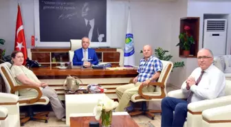 Başkan Kayda, Akyüz ve Balaban'ı Ağırladı