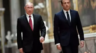 Macron ve Putin'den İlk Yüz Yüze Görüşme