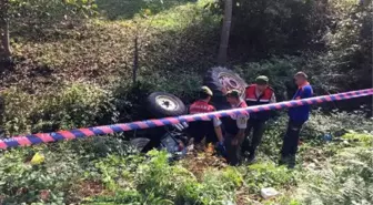 Bartın'da Devrilen Traktörün Sürücüsü Öldü