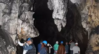 Mağara Diş Fırçasıyla Temizleniyor