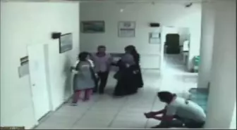Bursa'da Kadın Doktora Dayak Güvenlik Kamerasında (1)