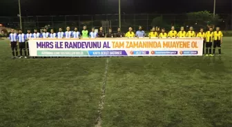 Futbolcular Sahaya Mhrs Pankartı ile Çıktı