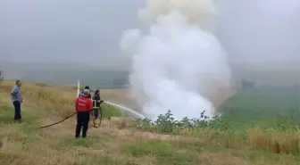 Ham Petrol Boru Hattında Hırsızlık Yapılırken Yangın Çıktı