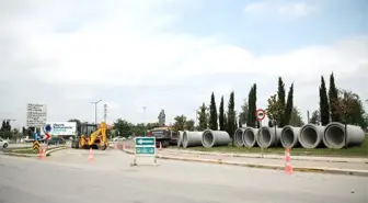 Yazlık Kavşağında Altyapı Çalışmaları Sürüyor
