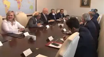 Dışişleri Bakanı Çavuşoğlu, Tsereteli ve Stylianides'i Kabul Etti