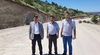 Köylerde Yol Çalışması Sürüyor