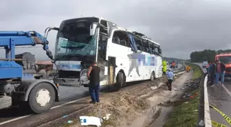 Samsun'daki Otobüs Kazasında 49 Kişi Yaralandı