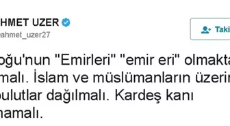 AK Parti'li Uzer: 'Ortadoğu'nun Emirleri, 'Emir Eri' Olmaktan Kurtulmalı'