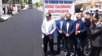 Erciş'te Sıcak Asfalt Çalışması