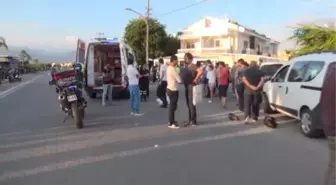 Yayaya Çarpan Motosiklet Sürücüsü Öldü, Yaya Ağır Yaralandı... Kaza Anı Kamerada