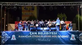 Çan Belediyesi 9'uncu Ramazan Etkinliklerinde Musiki Ziyafeti