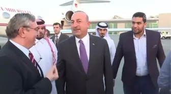 Çavuşoğlu Katar'dan Ayrıldı