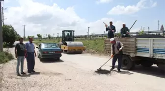 Dinar'da Asfalt Yama Çalışmaları Başladı