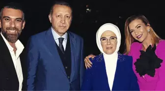 İvana Sert ve Hakan Akkaya Erdoğan Ailesiyle Çektirdiği Fotoğrafı Aynı Notla Paylaştı