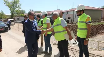 Rektör Yıldız Hastane İnşaatını Gezdi