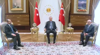 Cumhurbaşkanı Erdoğan Irak Temsilciler Meclisi Başkanı Cuburi'yi Kabul Etti