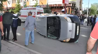 Kars'ta Trafik Kazası: 1 Yaralı