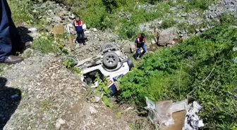 Giresun'da Cip Şarampole Devrildi: 1 Ölü, 1 Yaralı