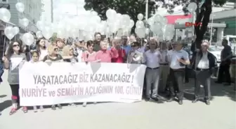 Kayseri Nuriye Gülmen ve Semih Özakça'ya Destek Için Gökyüzüne 100 Balon