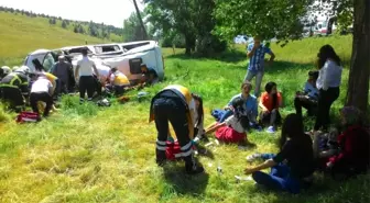 Kütahya'da Trafik Kazası: 10 Yaralı