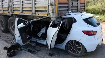 Kırıkkale'de Devrilen Otomobilin Sürücüsü Öldü