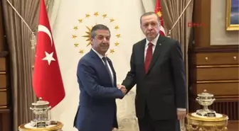 Cumhurbaşkanı Erdoğan, KKTC Dışişleri Bakanı Ertuğruloğlu'nu Kabul Etti