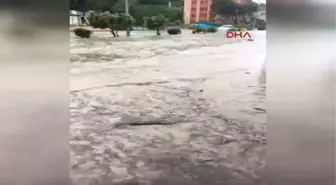 Kastamonu Çatalzeytin'de Yağmur Sele Yol Açtı