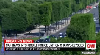 Paris Şanzelize'de Polis Operasyonu