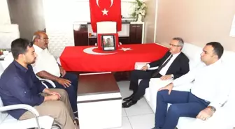 Başkan Köşker Silvan'da Şehit Alilerini Ziyaret Etti