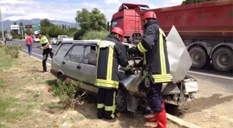 Denizli'de Otomobil Kontrolden Çıktı: 1 Ölü