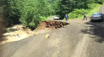 Trabzon'da Heyelan