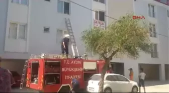 Aydın Mutfakta Çıkan Yangında Dumandan Etkilendi