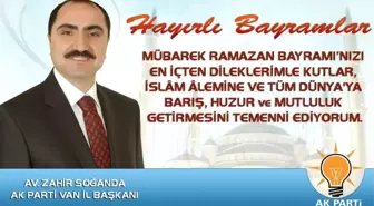 Başkan Soğanda'nın Ramazan Bayramı Mesajı