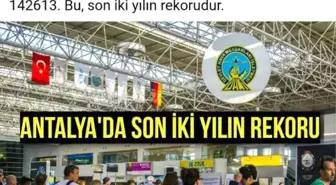 Antalya Havalimanı'nda Rekor